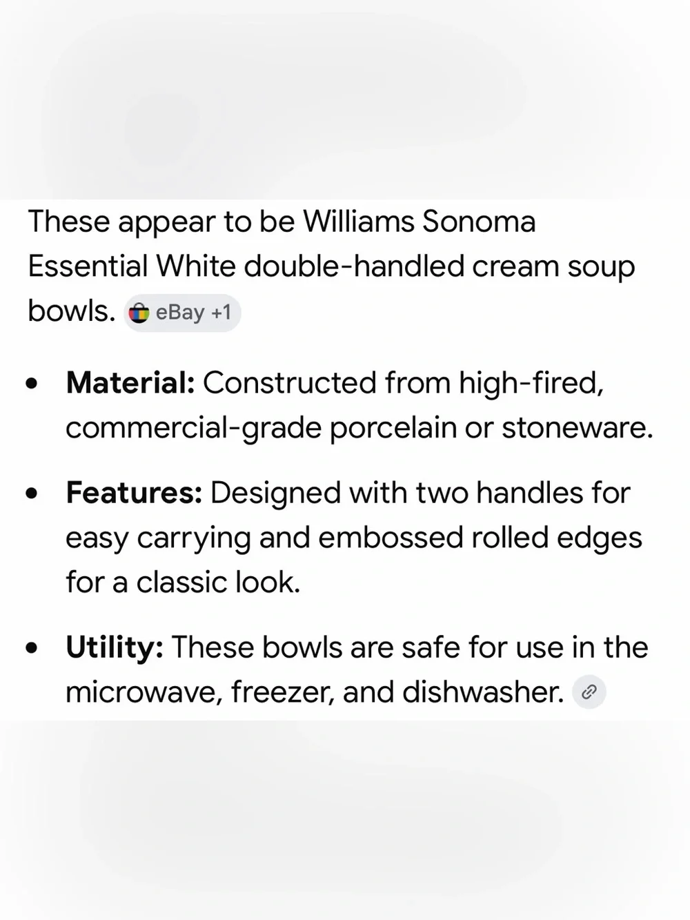 Williams Sonoma like new